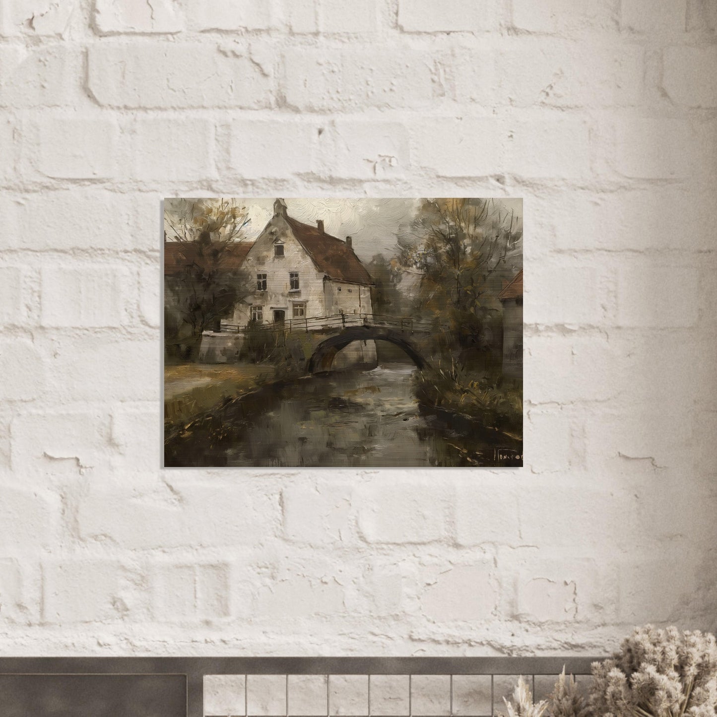 Timeless Reflections - Landscape Art-print-on-aluminum