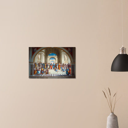 Conclave of Enlightenment - Homage to The School of Athens - Classic Art-print-on-aluminum