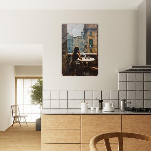 Solitude in the City - Fine arts-print-on-acrylic