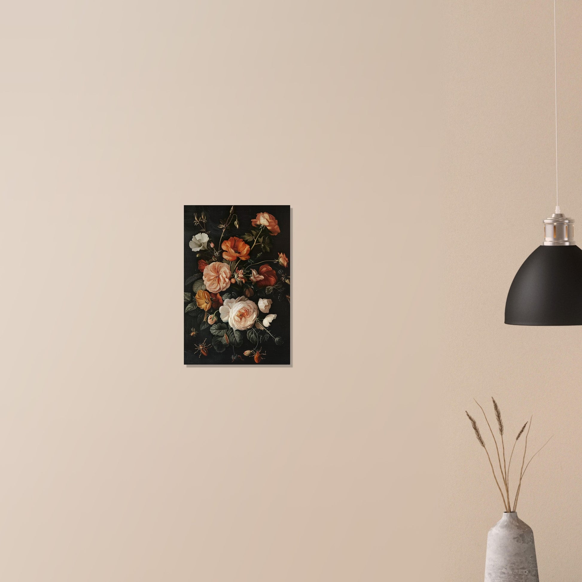 Vivacious Bloom - An Ode to Nature's Palette - Still Life Art pieces-print-on-aluminum