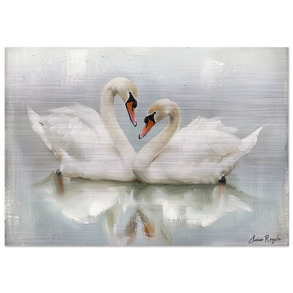 Symphony in White - Classic Art-print-on-aluminum