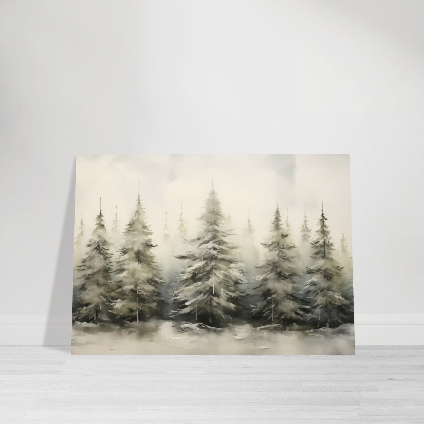 Enchanted Frost - The Winter Forest Ballet - Landscape Art-poster