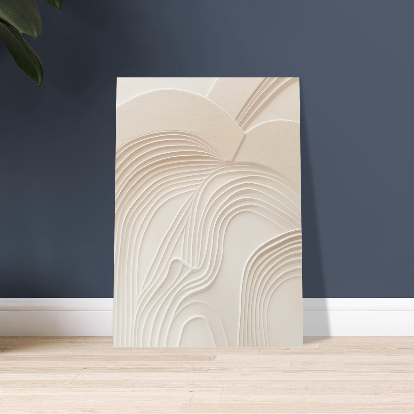 Sculptural Serenity - Abstract wall art-poster