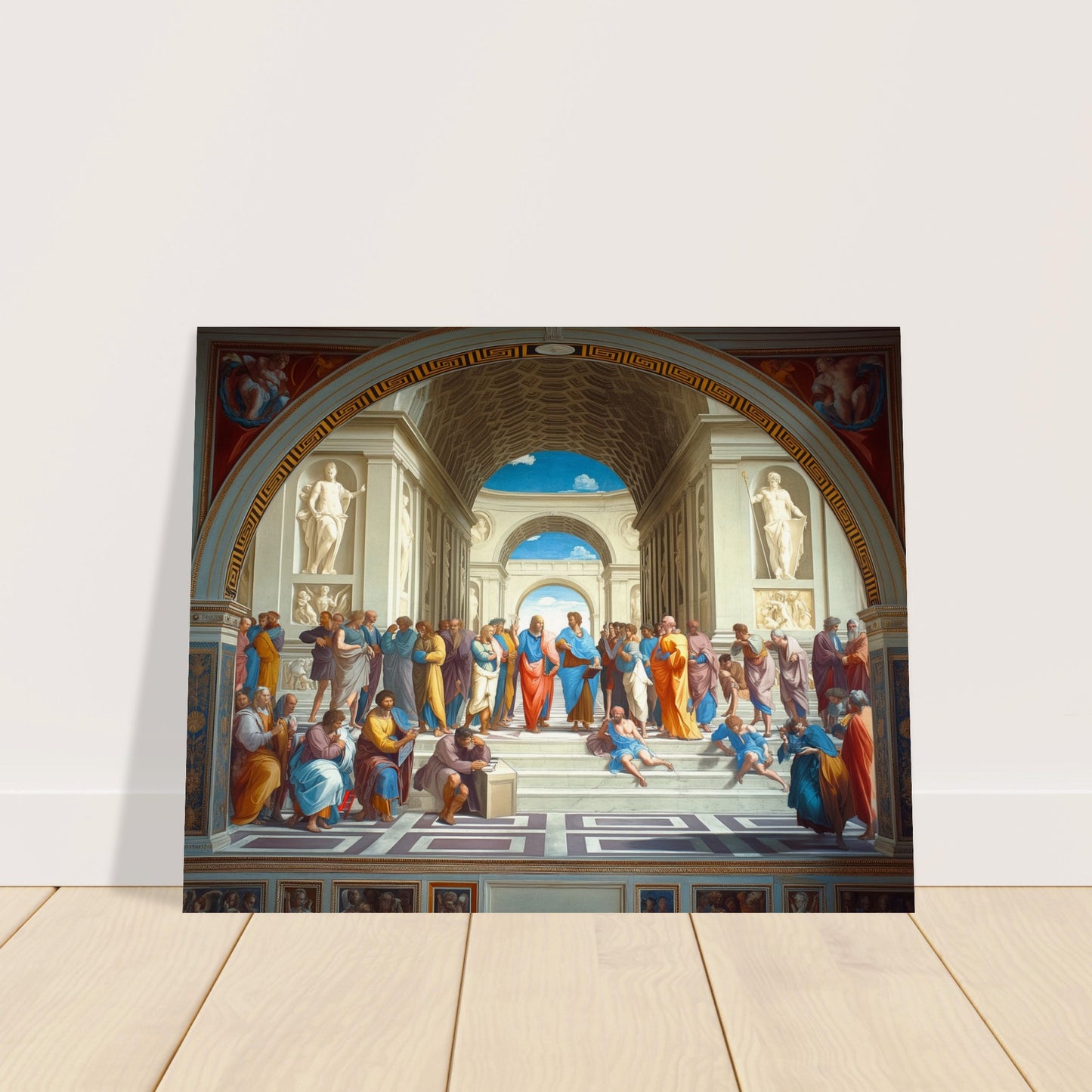 Conclave of Enlightenment - Homage to The School of Athens - Classic Art-poster