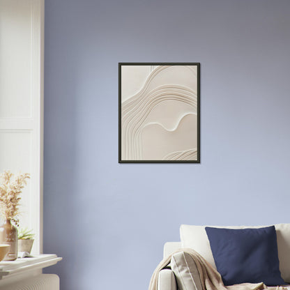 Elegant Abstraction - Abstract wall art-print-in-aluminum-frame