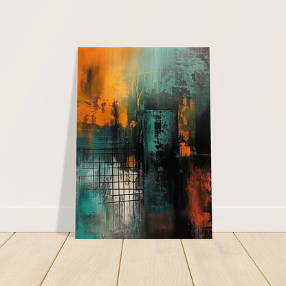 Urban Metamorphosis - Abstract Wall Art-poster