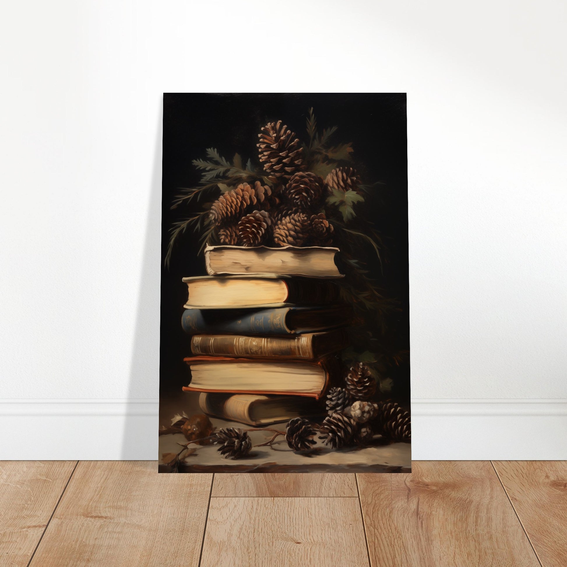 Whispers of the Woodland Library - Still Life Art Pieces-poster