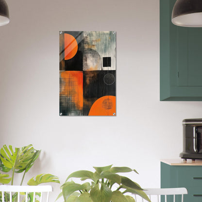 Harmony in Asymmetry - Abstract wall art-print-on-acrylic