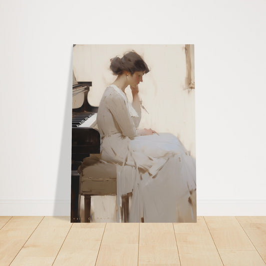 Sonatas Silent Muse A Pensive Melody - Classic Art-poster