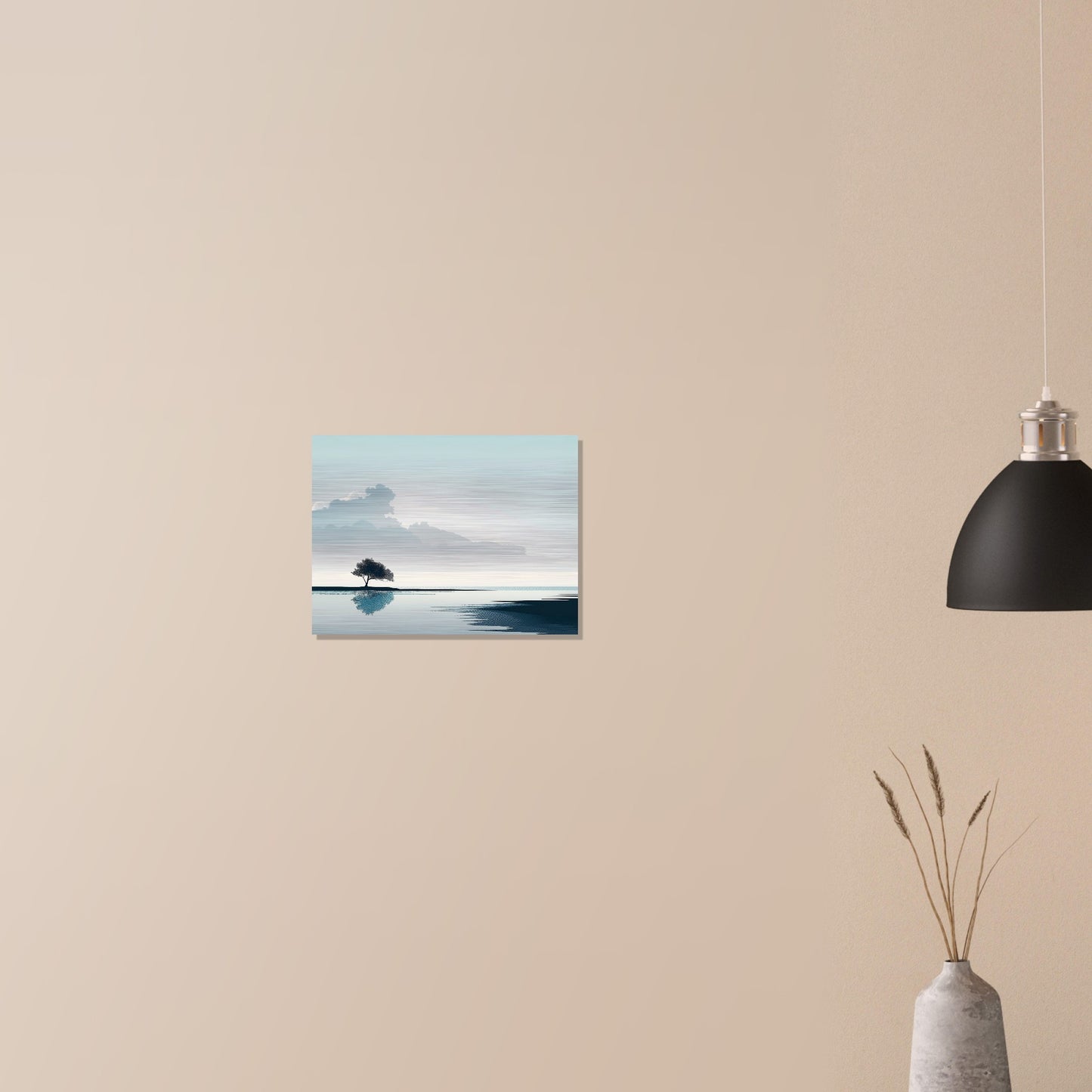 Tranquil Horizons - Landscape Art-print-on-aluminum