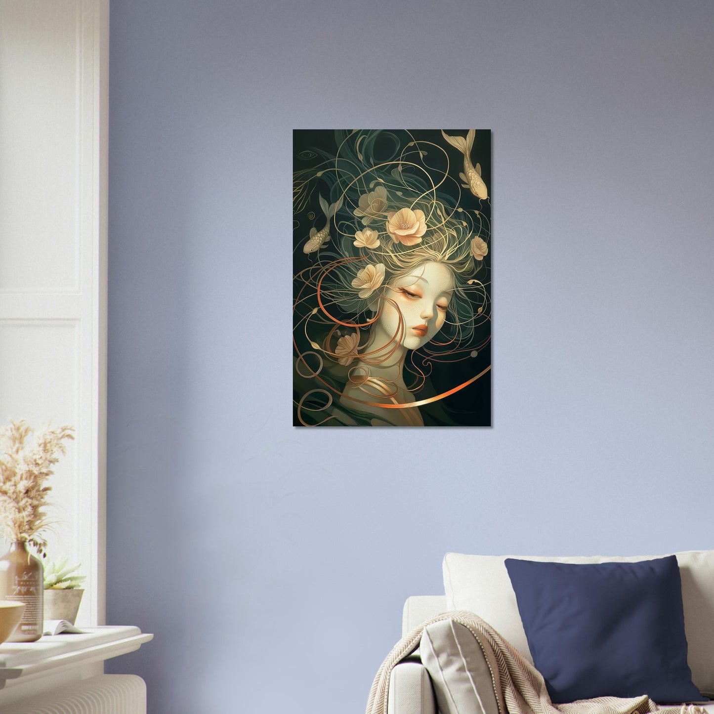 Aquatic Reverie - Abstract Wall Art-poster