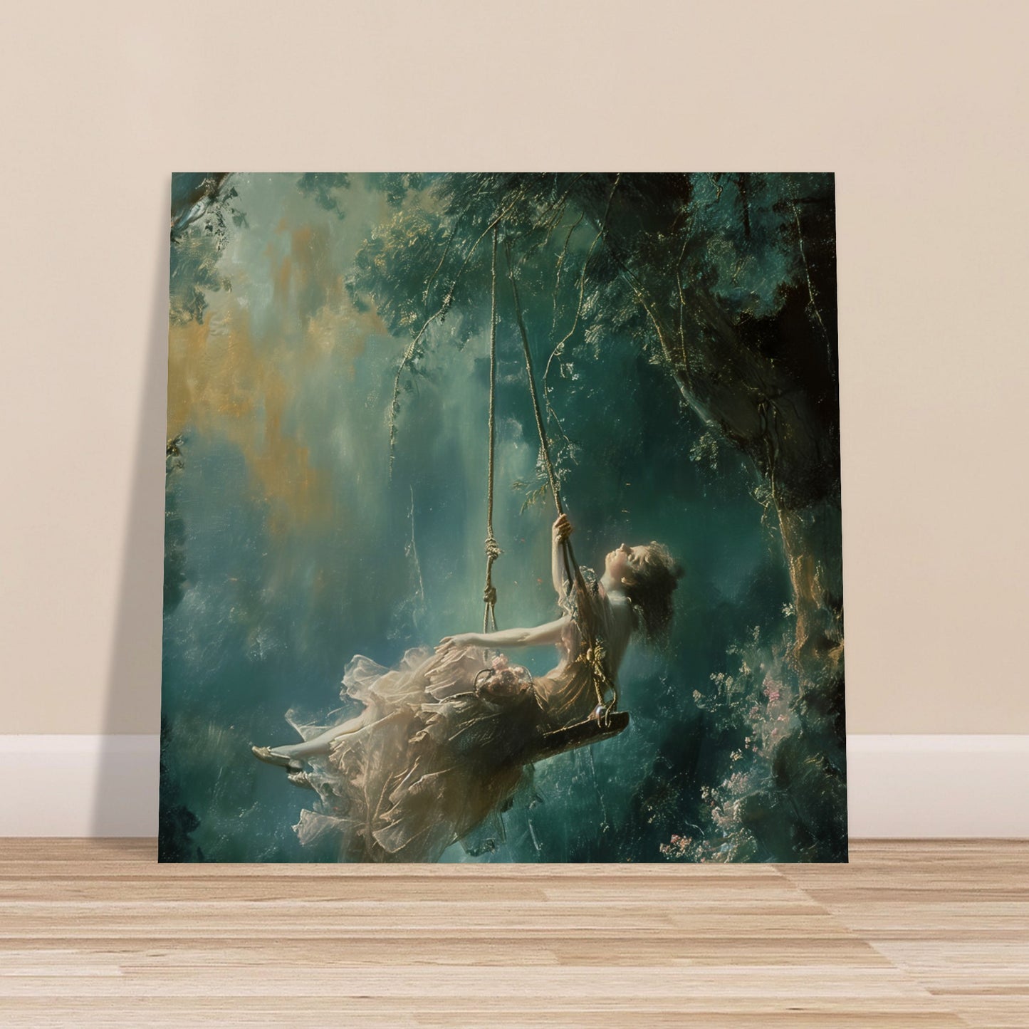 Ethereal Swing - Whispers of Dreams - Classic Art-poster