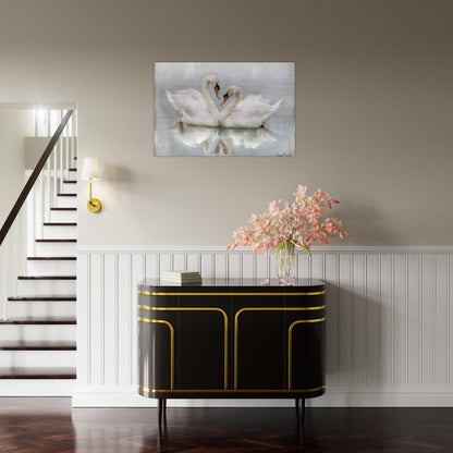 Symphony in White - Classic Art-print-on-aluminum