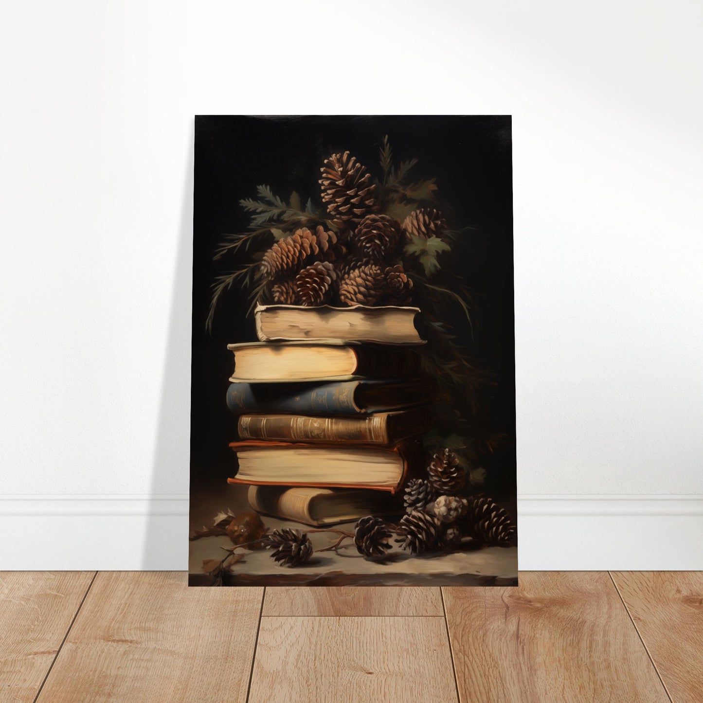 Whispers of the Woodland Library - Still Life Art Pieces-poster