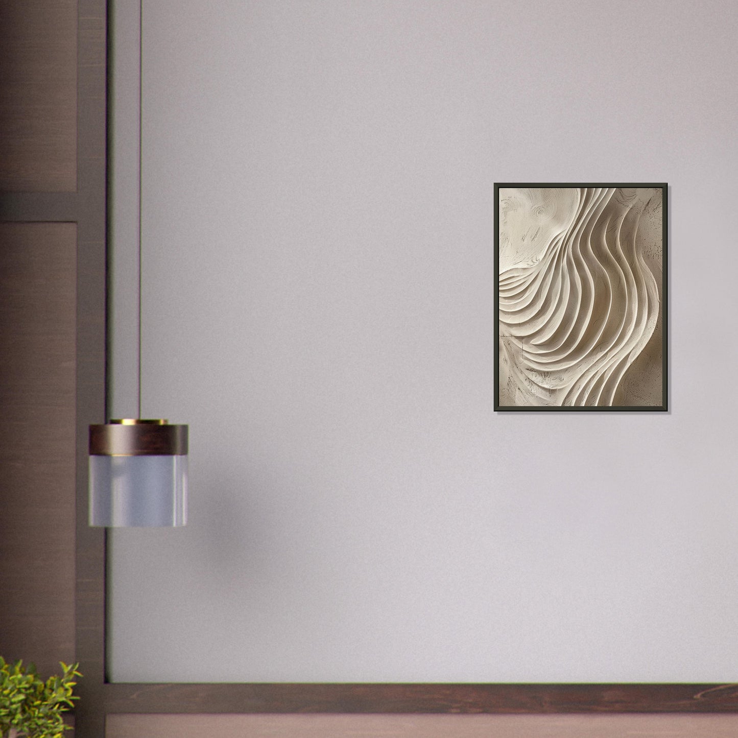 Sands of Time - Abstract wall art-print-in-aluminum-frame