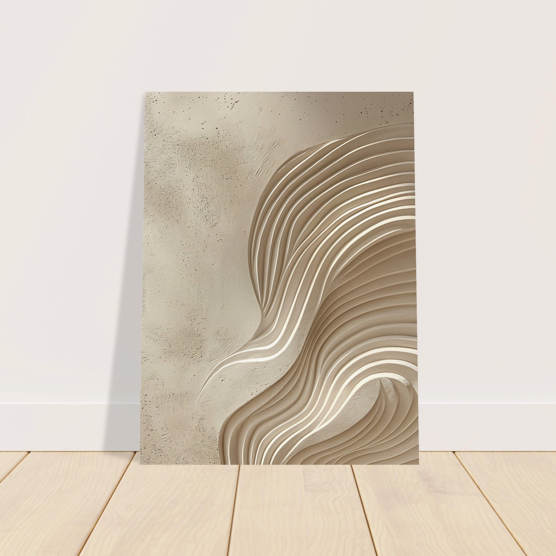 Desert Waves - Abstract wall art-poster