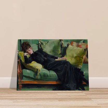 Repose in Reverie - A Moment Suspended in Time - Classic Art-poster