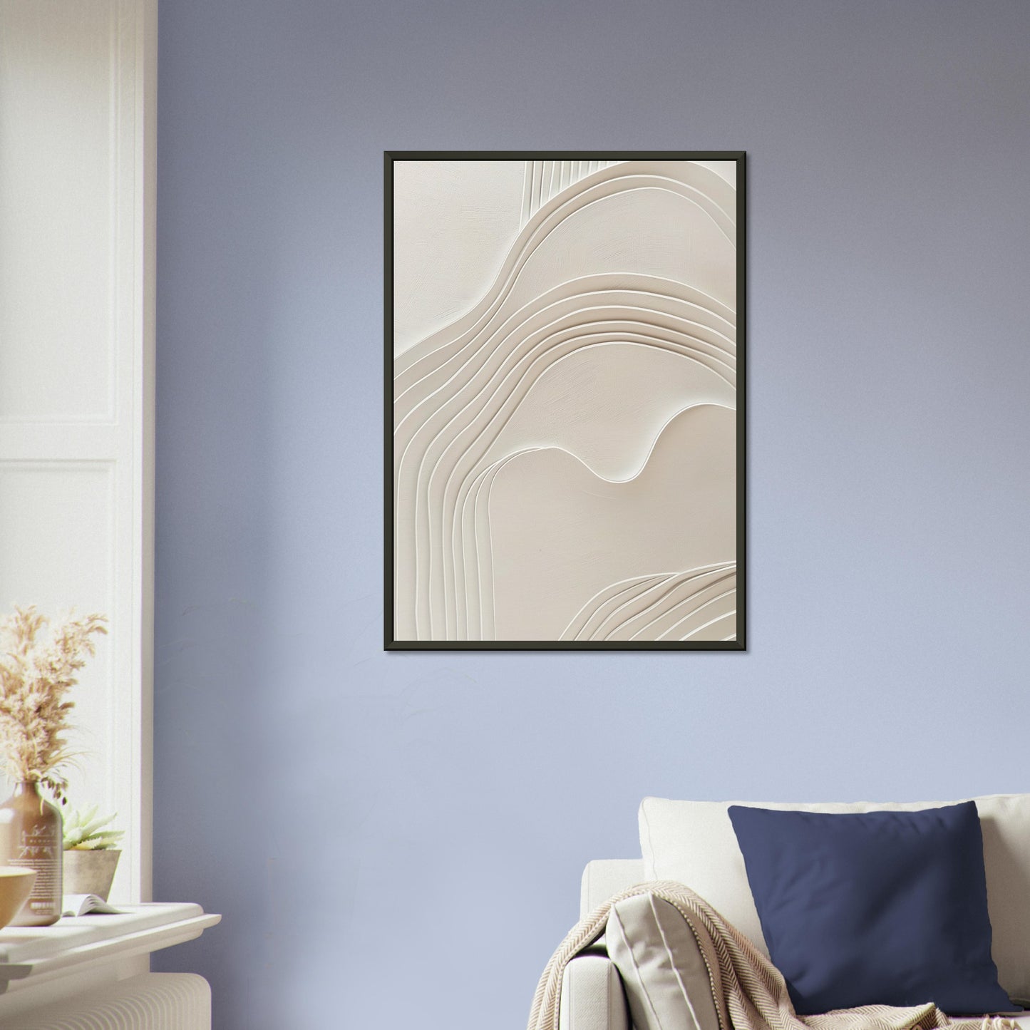 Elegant Abstraction - Abstract wall art-print-in-aluminum-frame