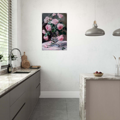 Ephemeral Blooms in Repose - Floral Art-print-on-acrylic