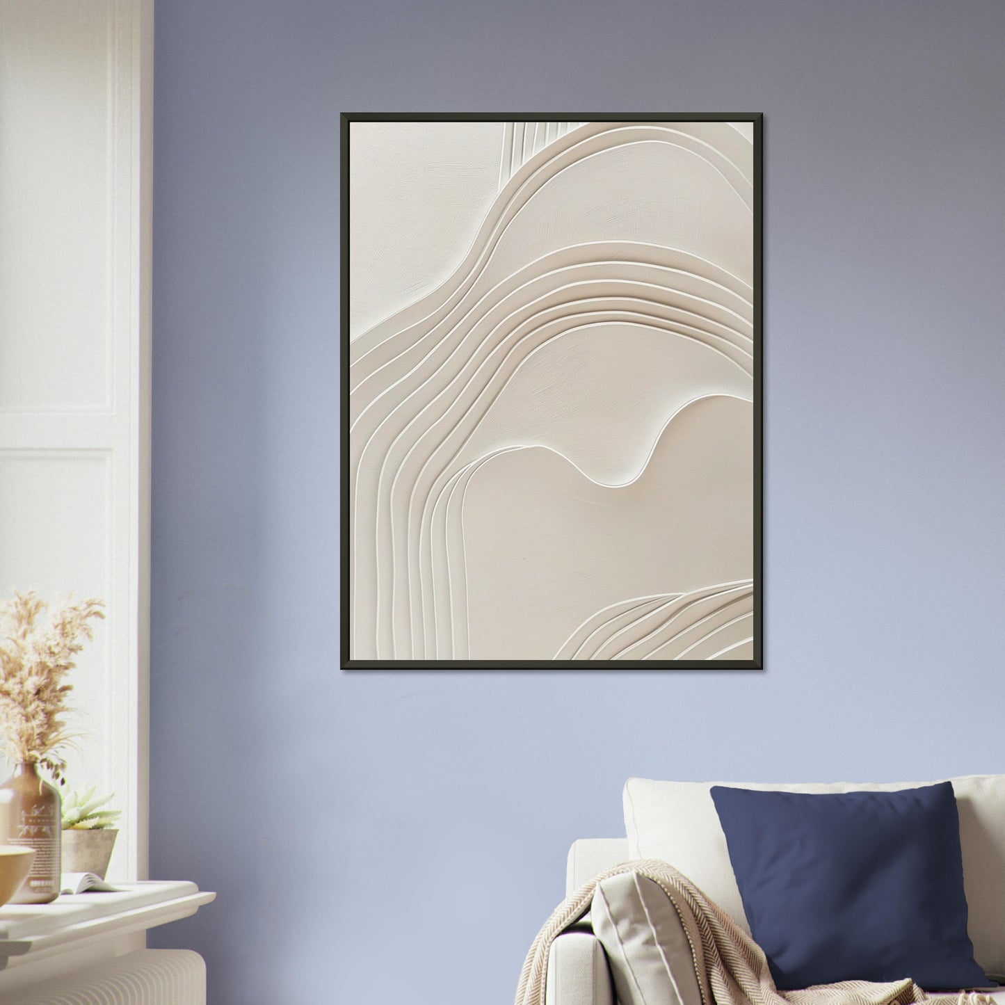 Elegant Abstraction - Abstract wall art-print-in-aluminum-frame