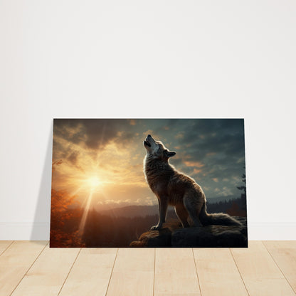 Sunset Serenade - The Call of the Wild - Nature Art-poster