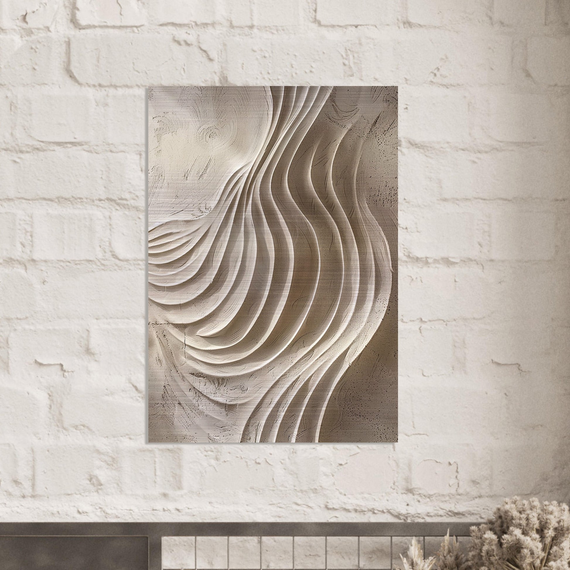 Sands of Time - Abstract wall art-print-on-aluminum