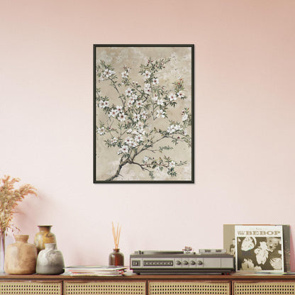 Spring's First Blush - Japanese Sakura Blossoms Art - Floral Art-print-in-aluminum-frame