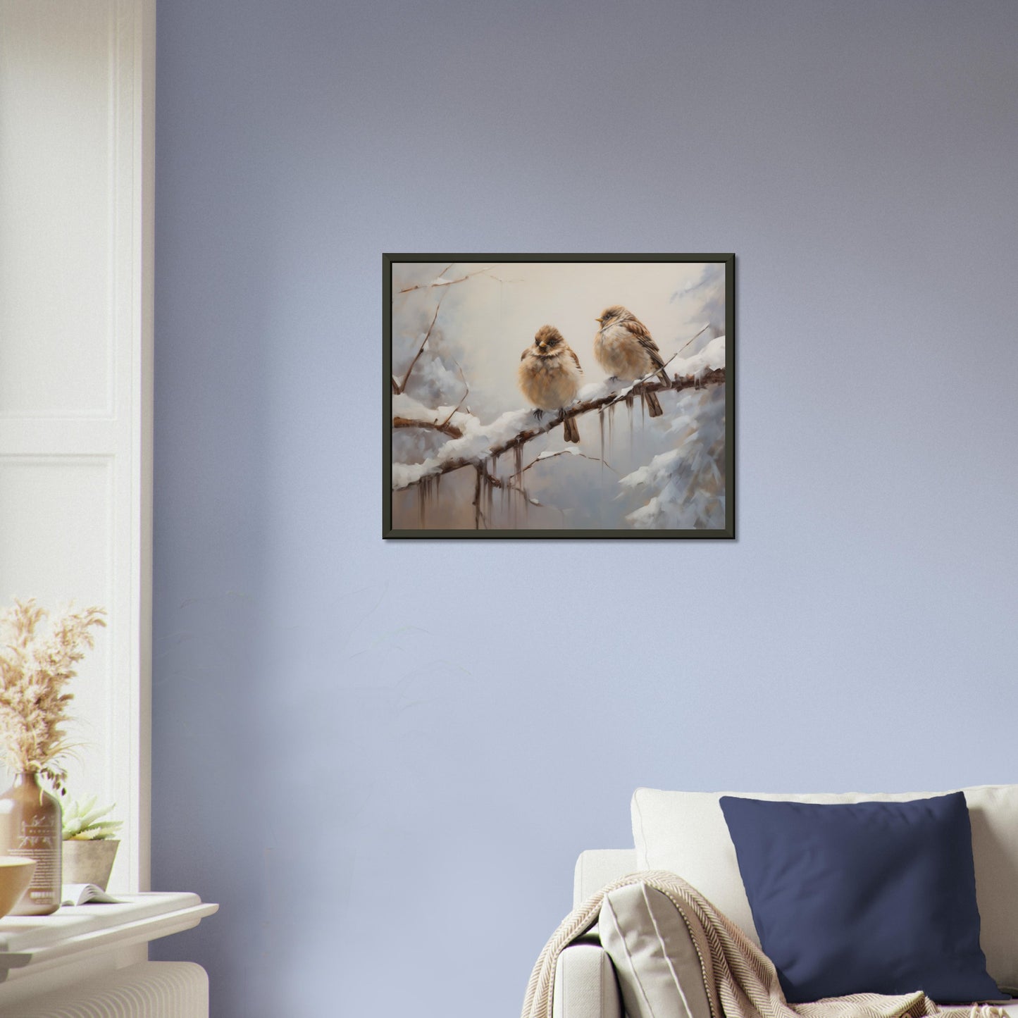 Winter Whispers - Nature Art-print-in-aluminum-frame