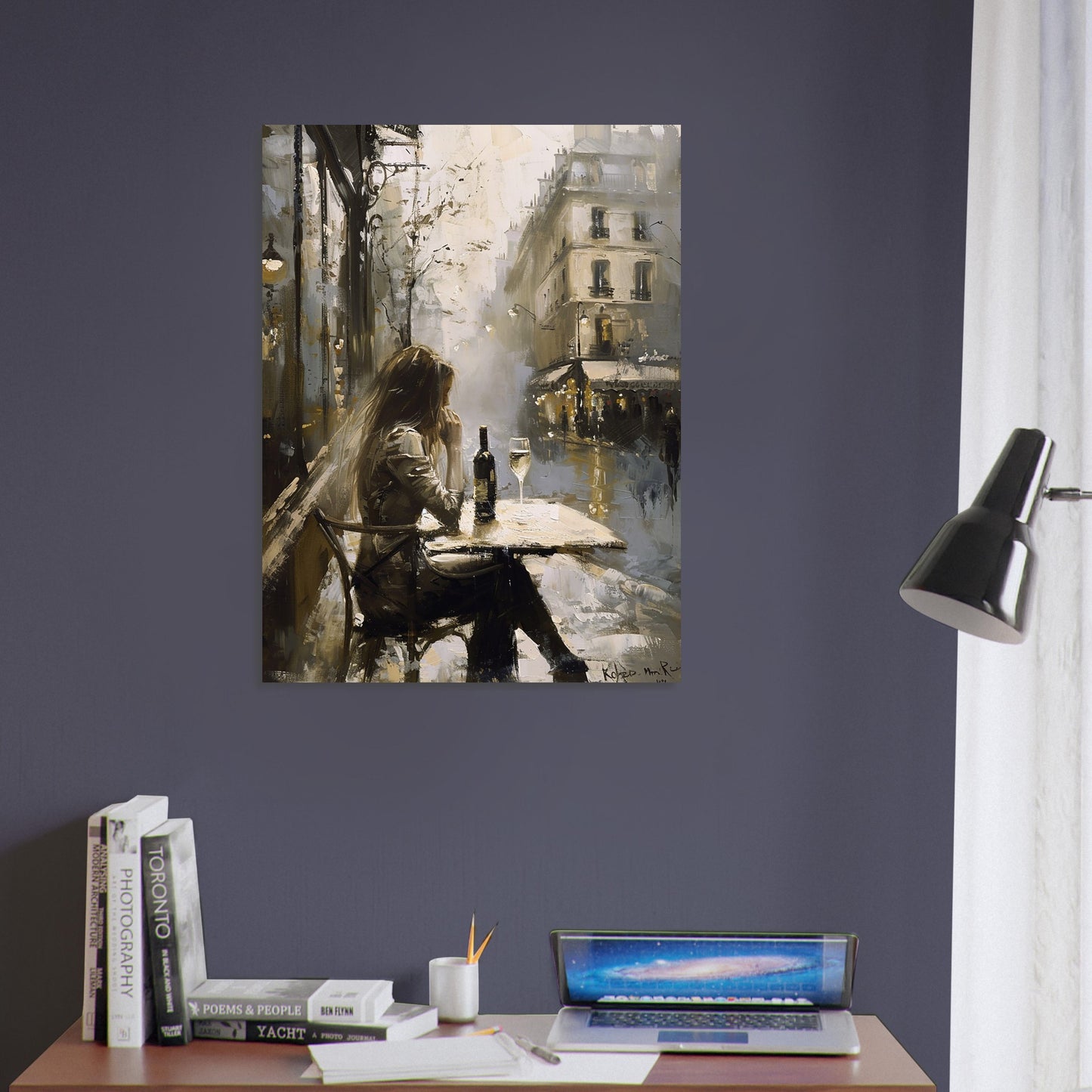 Solo Toast in Paris - Fine arts-print-on-foam-board