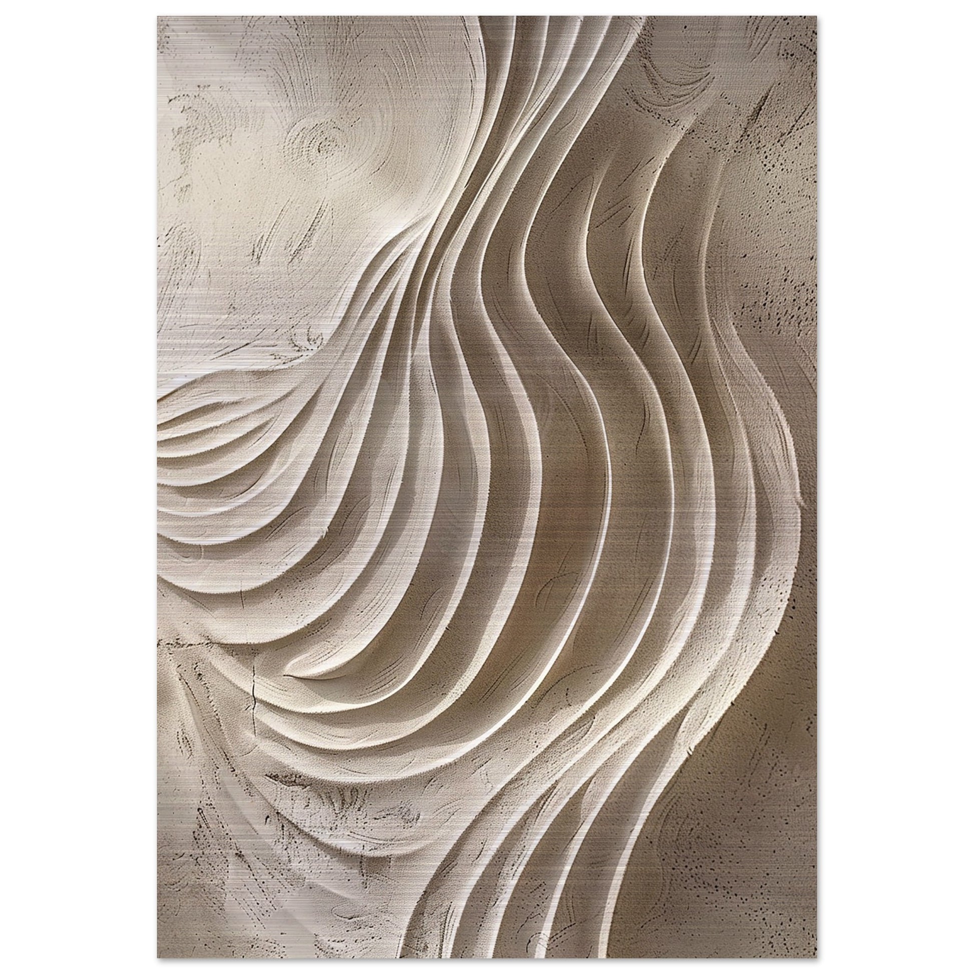 Sands of Time - Abstract wall art-print-on-aluminum