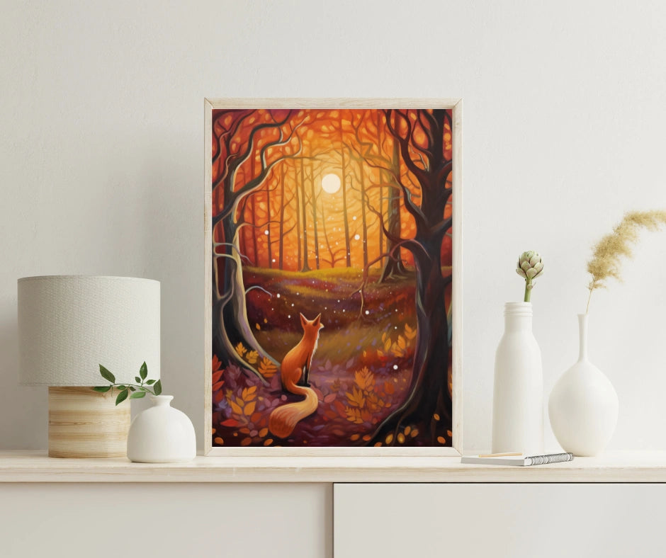 Autumn's Sentinel - Nature Print Art