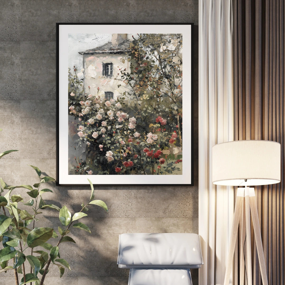 Blossoming Seclusion - Floral Print Art