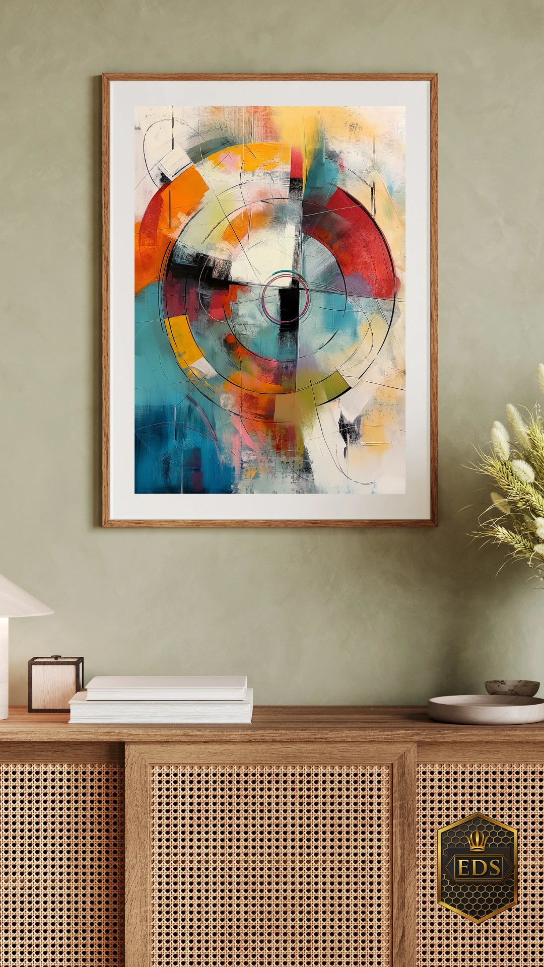 Chromatic Pulse - Abstract Print Art