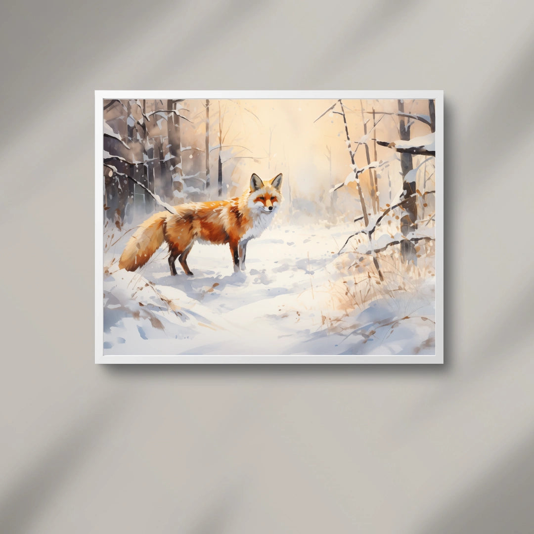 Crimson Sentry - Nature Print Art