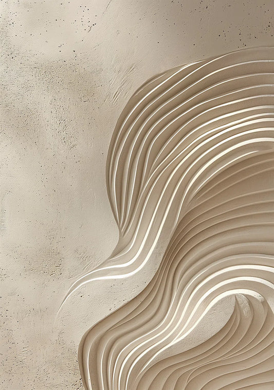 Desert Waves - Abstract wall art-print-art