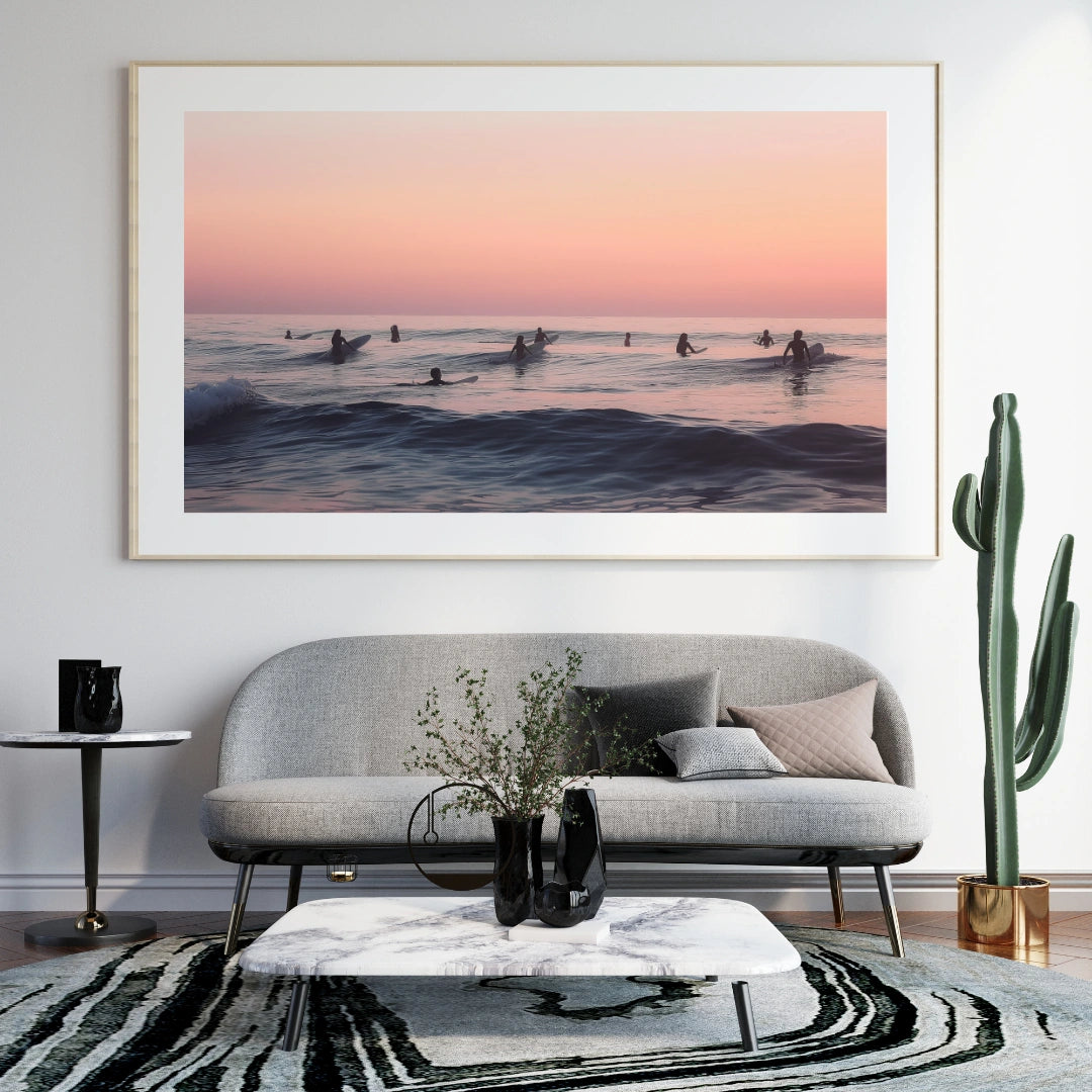 Dusk on the Swells - Nature Print Art