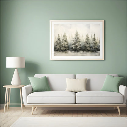 Enchanted Frost - Landscape Print Art