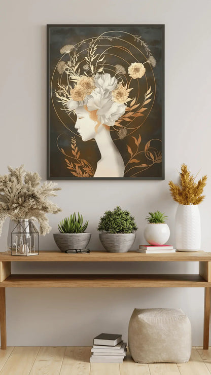 Golden Reverie - Fantasy Print Art