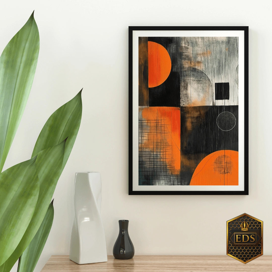 Harmony in Asymmetry - Abstract Print Art