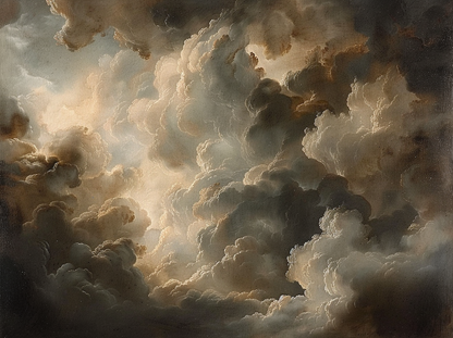 Majesty Above - The Theatrical Cloudscape Canvas - Nature Art-print-art