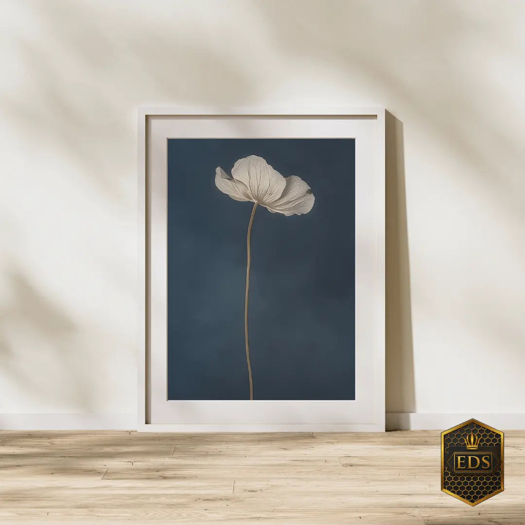 Nocturnal Grace - Floral Print Art