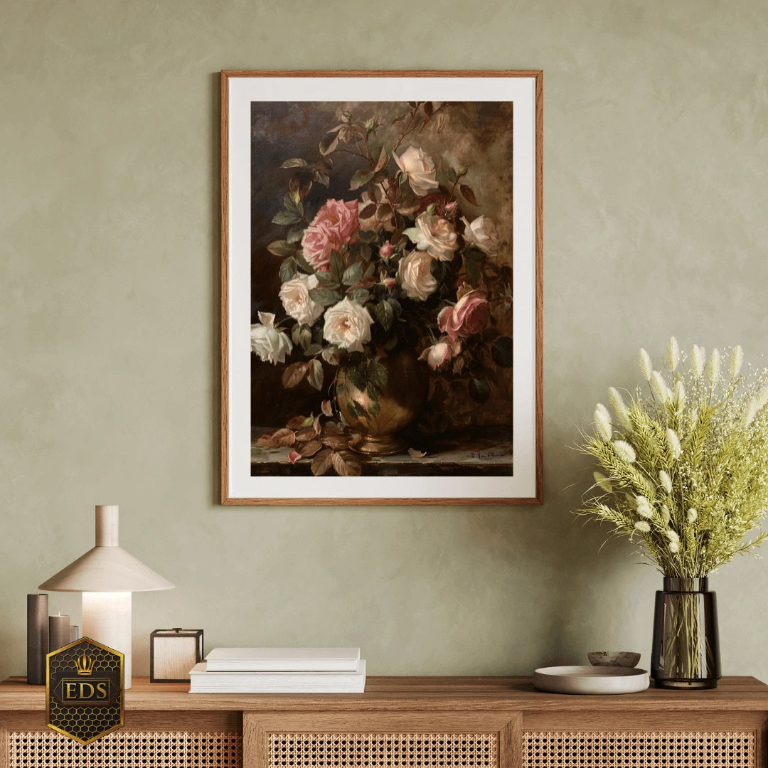 Opulent Blooms - Still life  Print Art