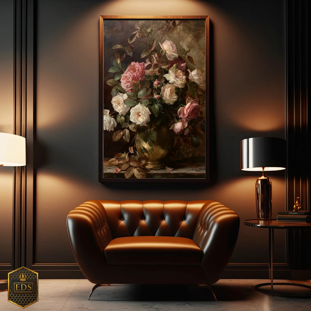 Opulent Blooms - Still life  Print Art