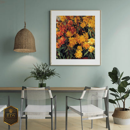 Resplendent Repose - Floral Print Art