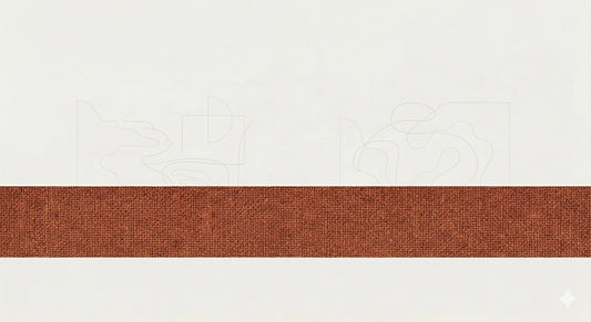 Sienna Strata No. 1: A large-scale textured impasto art print featuring deep charcoal and sun-baked sienna tones, printed on 308gsm Hahnemühle cotton paper and displayed in a natural oak frame.