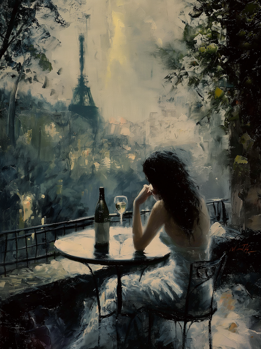 Solitude in Paris - Fine arts-print-art