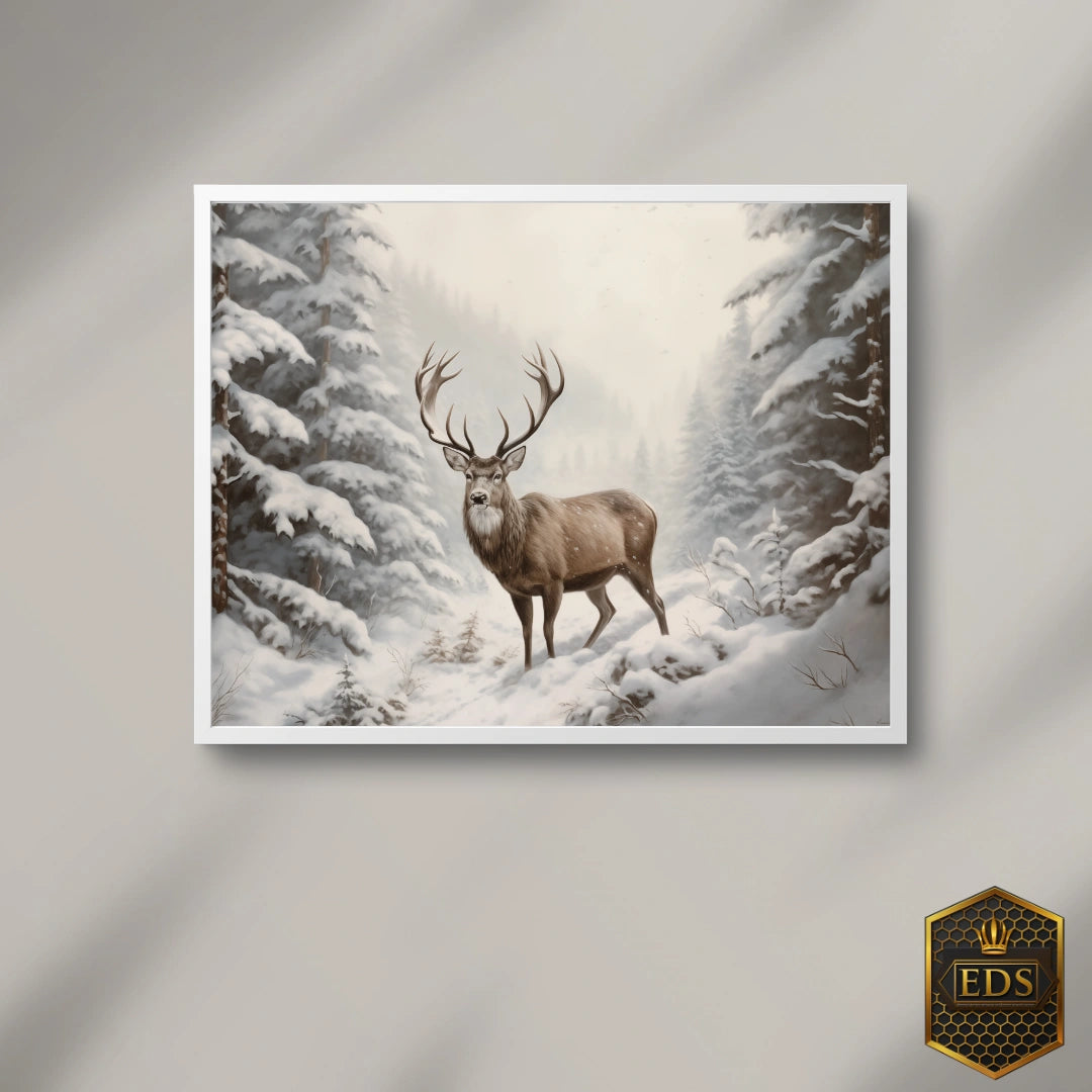 Sovereign of the Snow - Nature Print Art