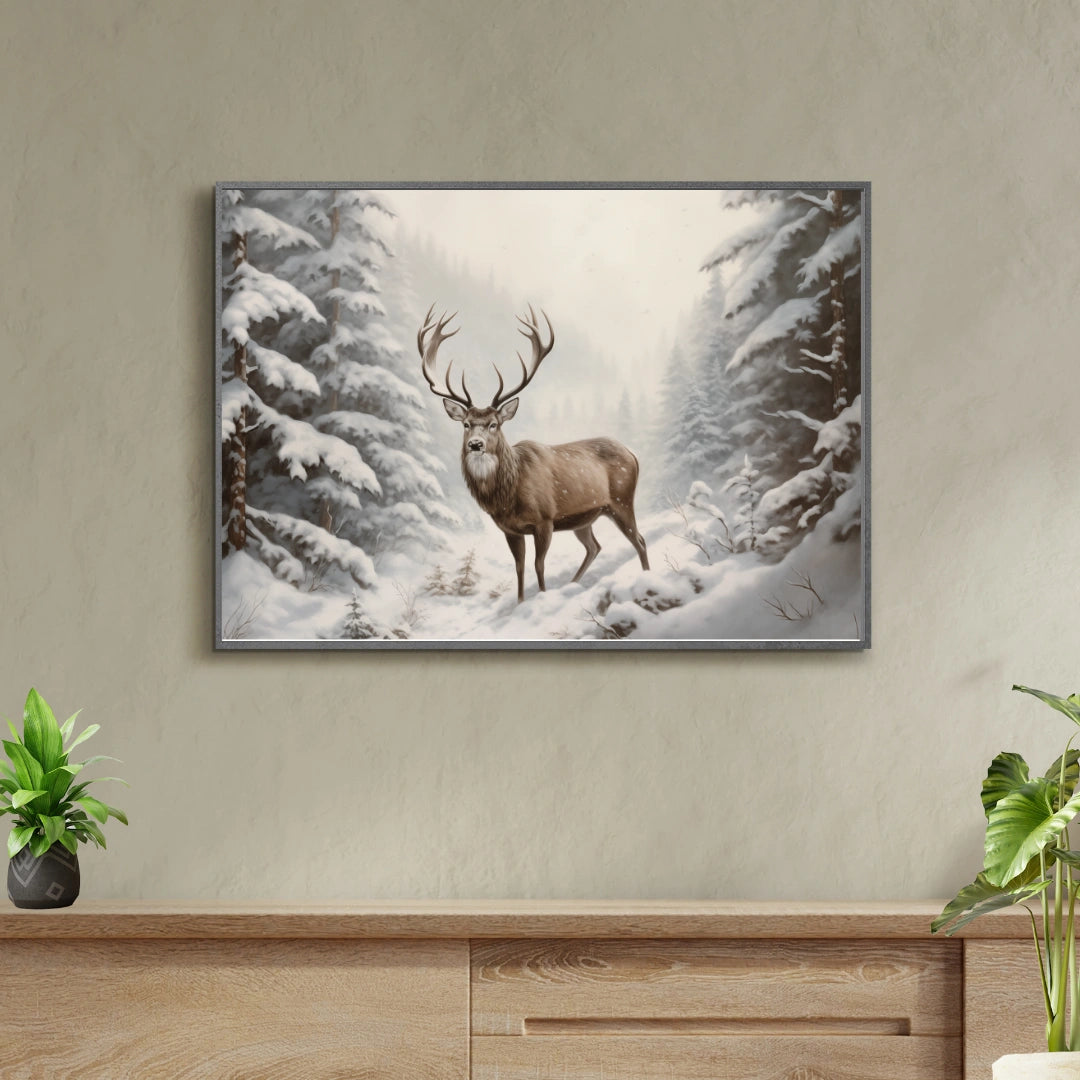 Sovereign of the Snow - Nature Print Art