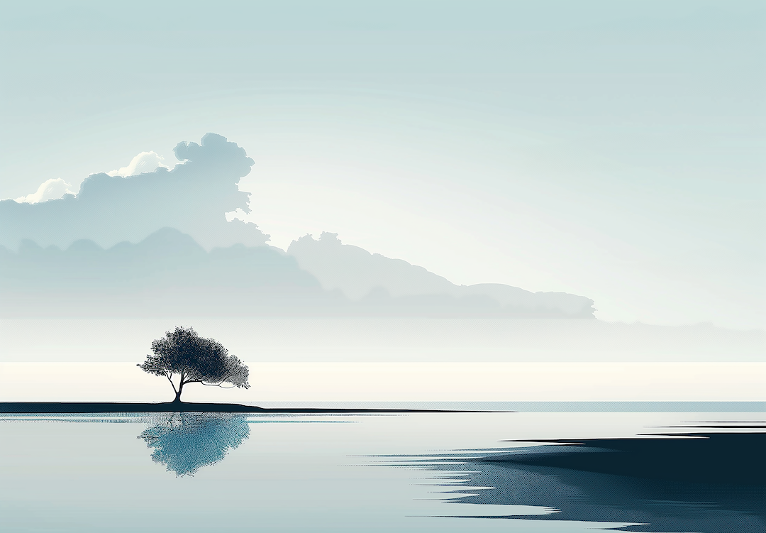 Tranquil Horizons - Landscape Art-print-art