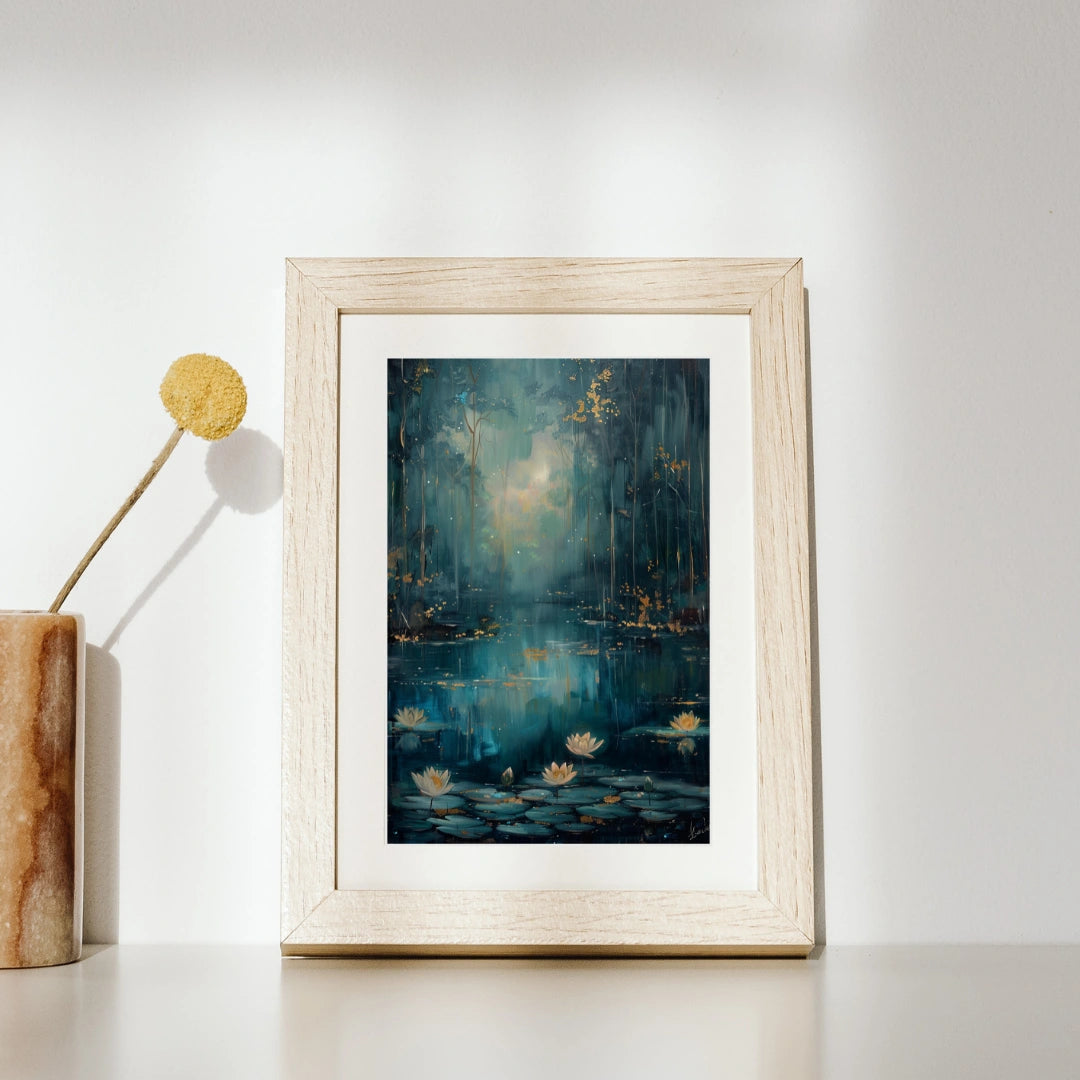 Tranquil Pond - Fantasy Print Art